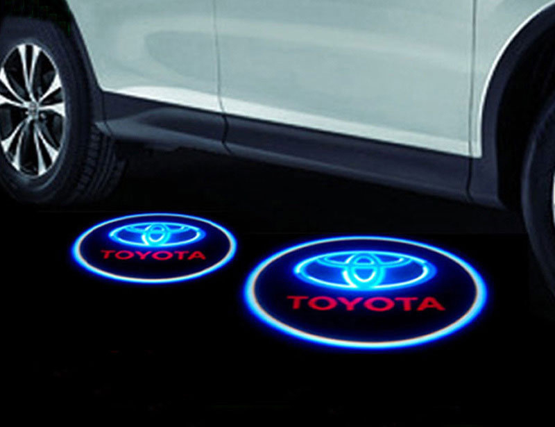 Kit Luci Logo TOYOTA Proiettore sottoporta Led Cree Cortesia 5W Kit Luci Logo TOYOTA Proiettore sottoporta Led Cree Cortesia 5W